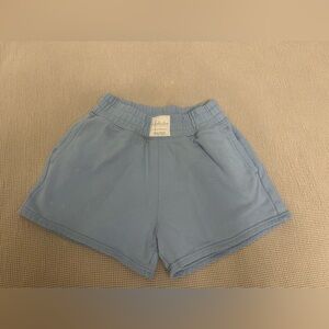 Blue High-Waisted Shorts Hollister comfy lounge shorts